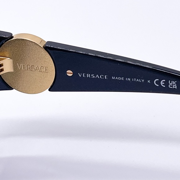 - NEW VERSACE VE4452 GB1/87 BLACK WOMEN VERSACE SQUARE SUNGLASSES VERSACE - Picture 10 of 12
